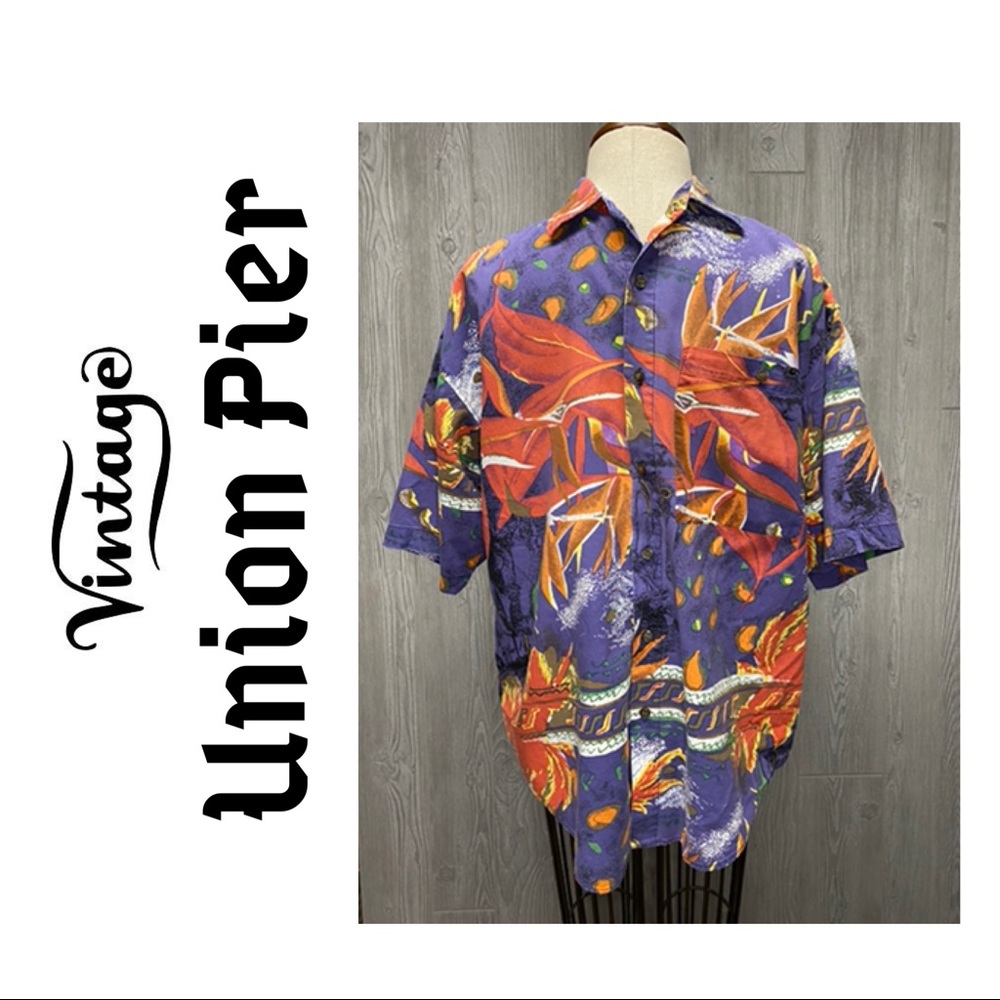 Vintage Union Pier Hawaiian Shirt